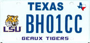 Texas Tiger Plate